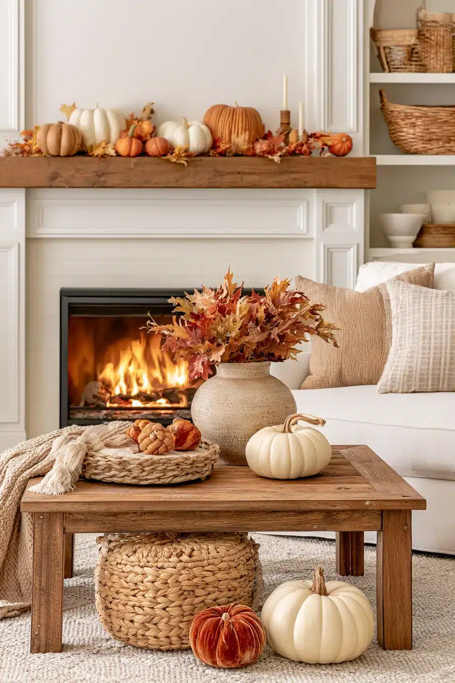 27 Cozy Fall Living Room Decor Ideas for a Warm Seasonal Home