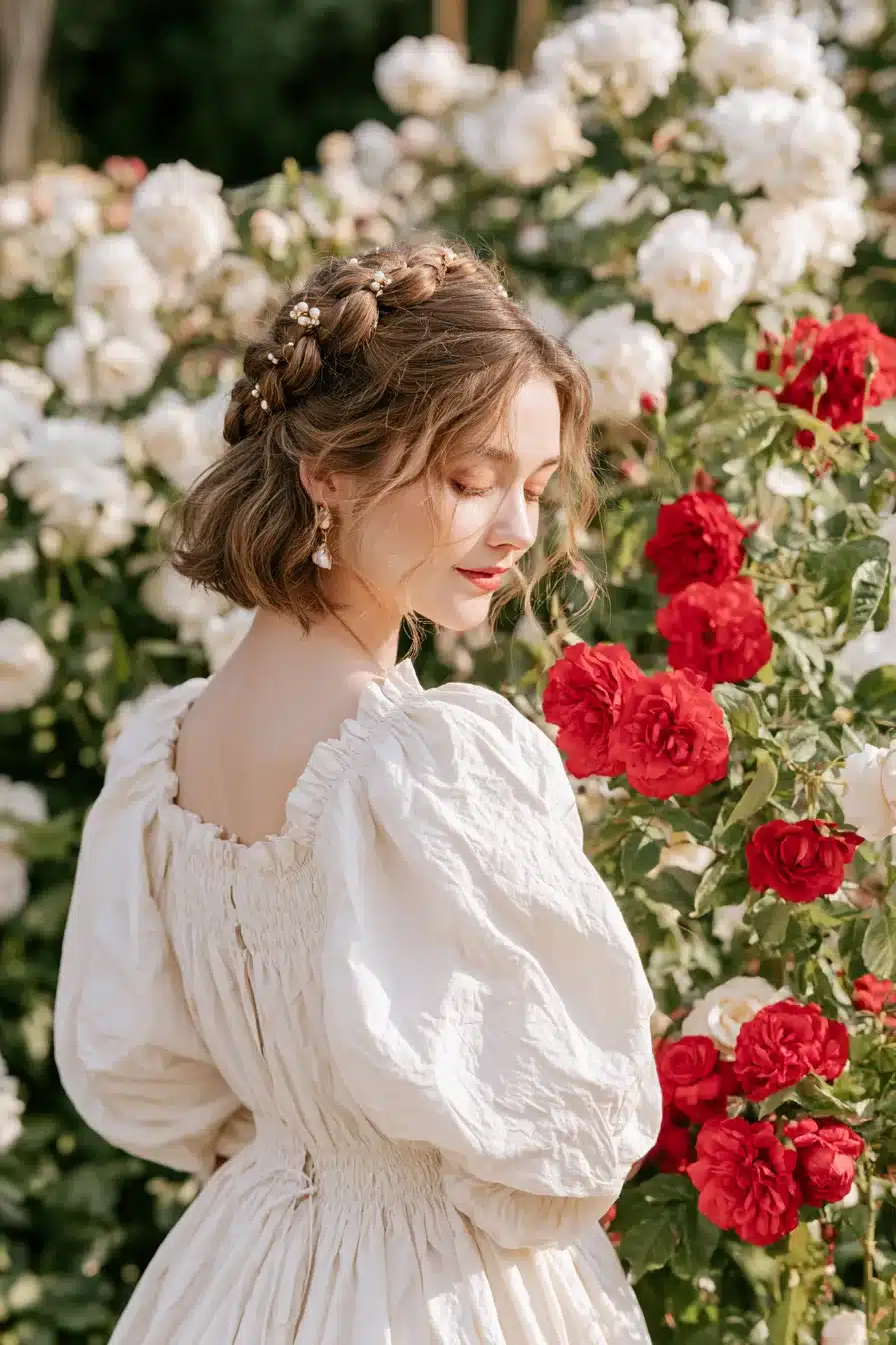 27 Charming Short Cottagecore Hairstyles for a Dreamy Romantic Look