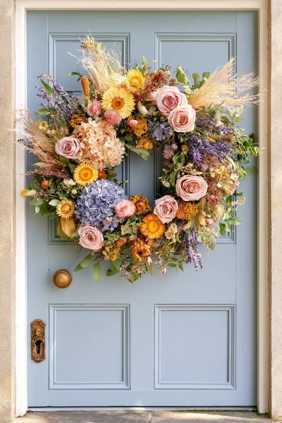 27 Beautiful Fall Wreaths for a Warm and Welcoming Autumn Front Door