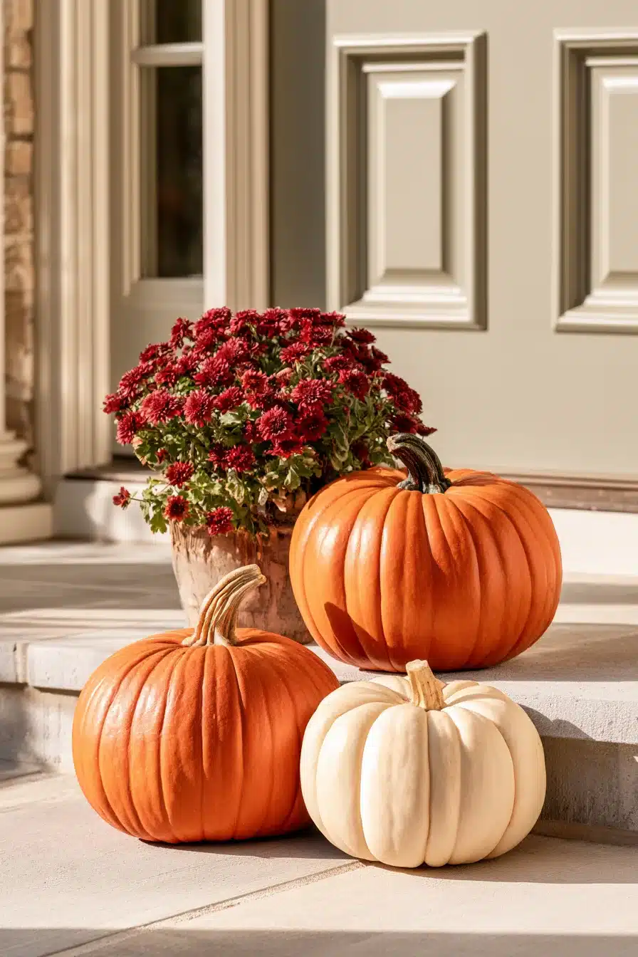27 Cozy Small Porch Fall Decorating Ideas for a Warm Welcome
