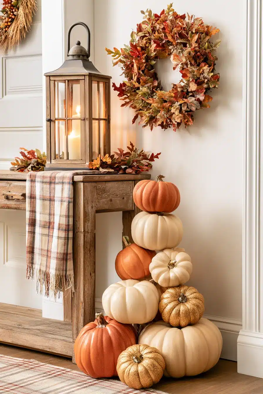 27 Cozy Fall Entryway Decor Ideas For A Warm Autumn Welcome