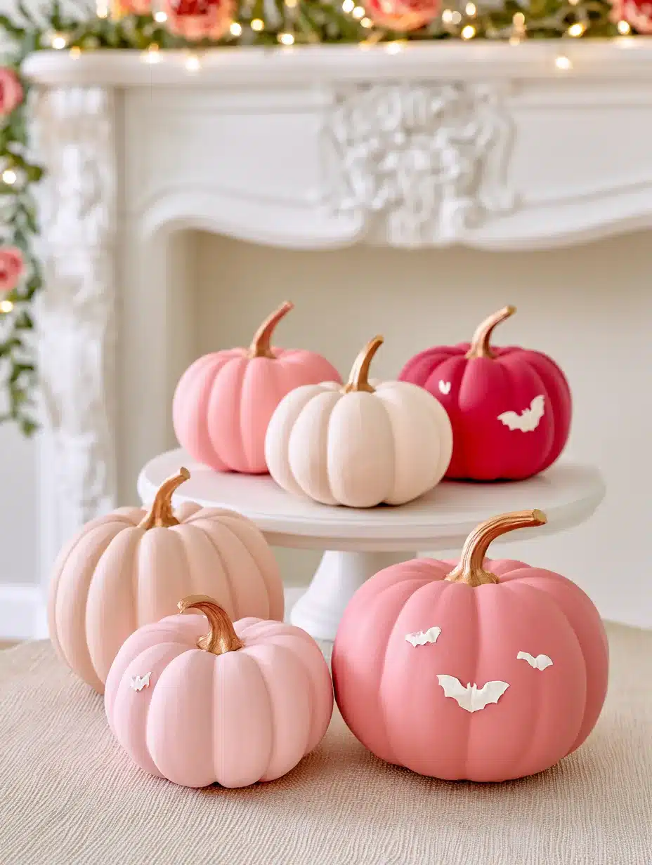 27 Pretty Pink Halloween Decor Ideas for a Playful Spooky Home