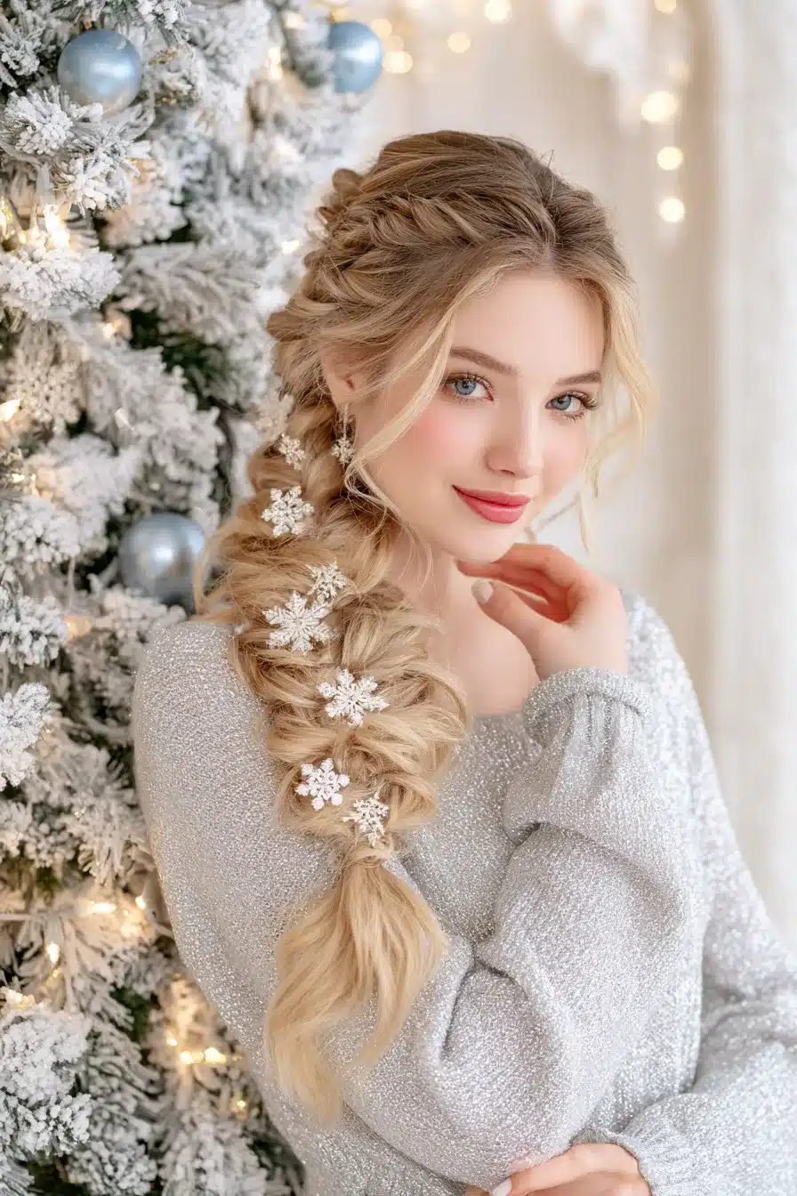 27 Gorgeous Christmas Hair Ideas for a Festive Holiday Look