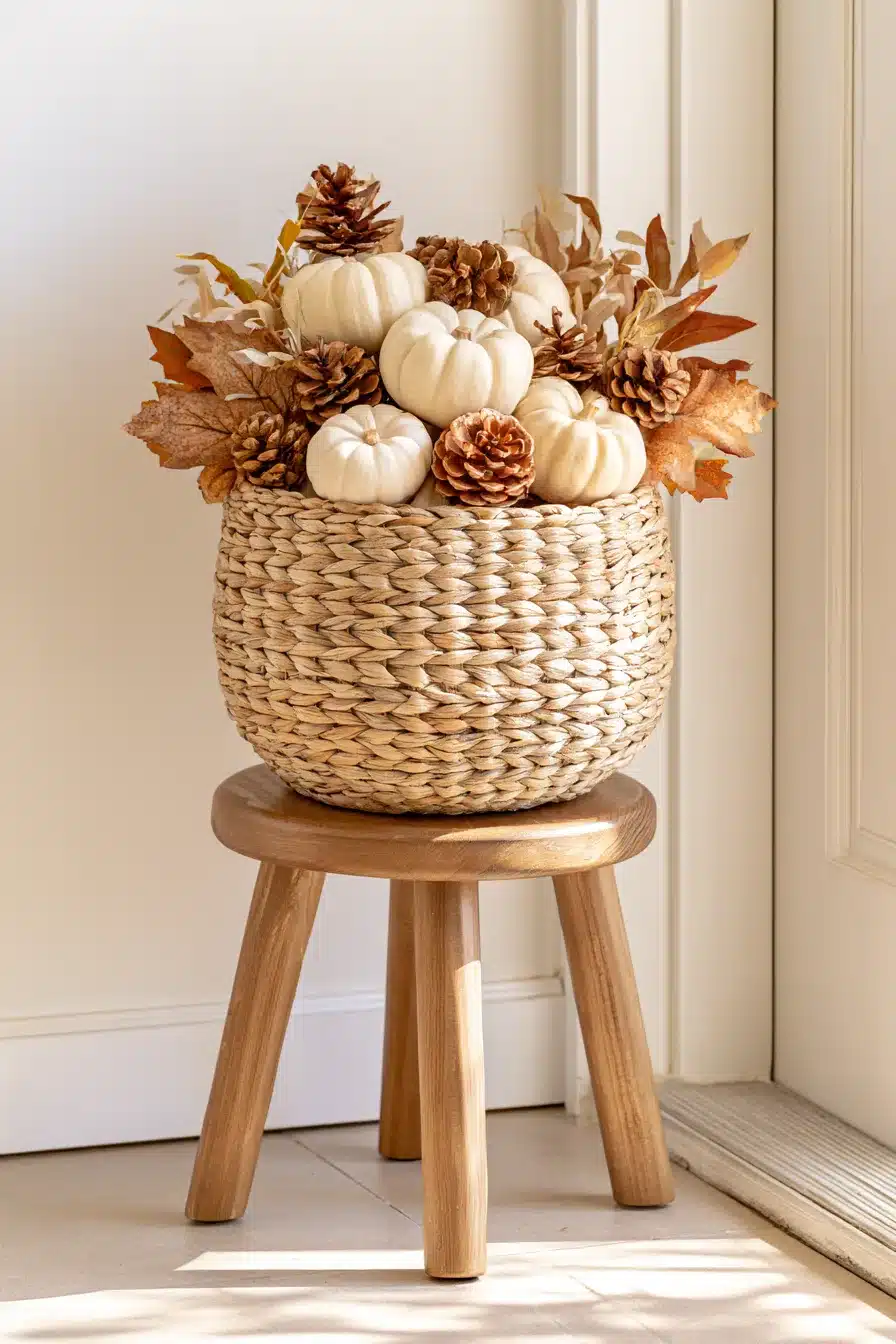 27 Cozy Small Porch Fall Decorating Ideas for a Warm Welcome