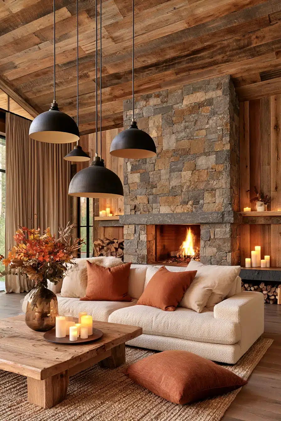 27 Stunning Fall Ceiling Designs for a Warm Seasonal Home
