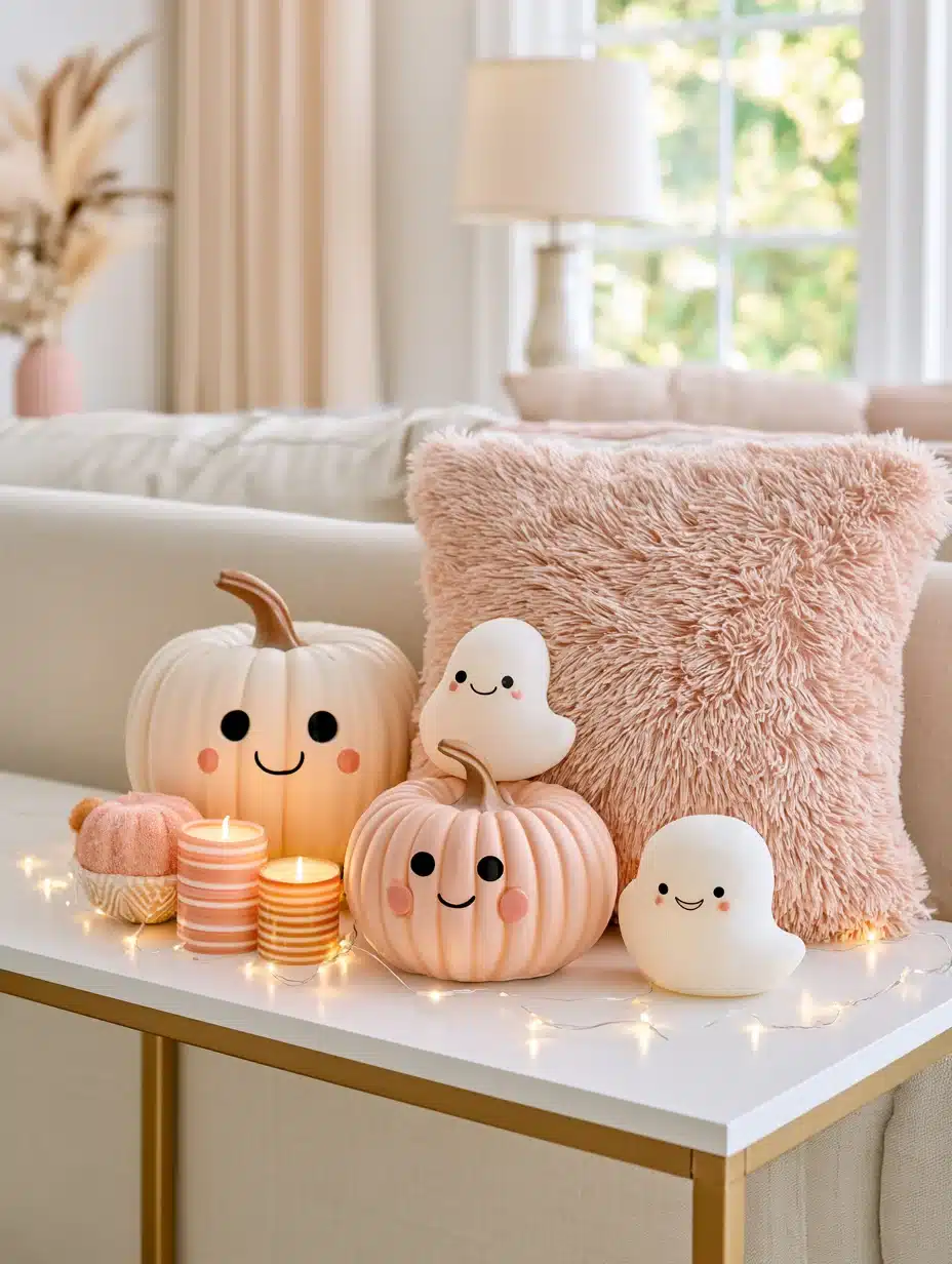 27 Pretty Pink Halloween Decor Ideas for a Playful Spooky Home