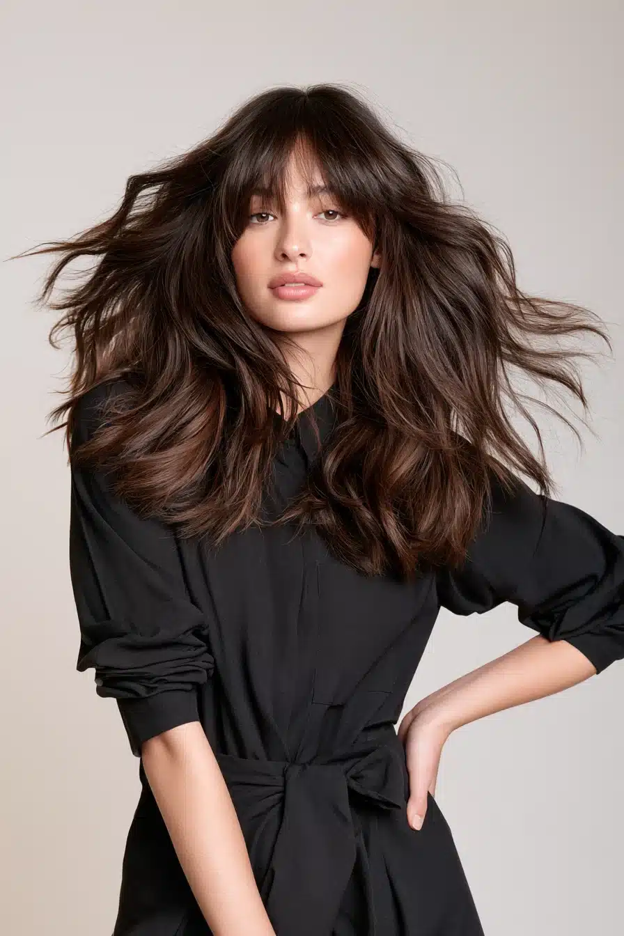 27 Gorgeous Layered Hair With Bangs Ideas For A Fresh New Look