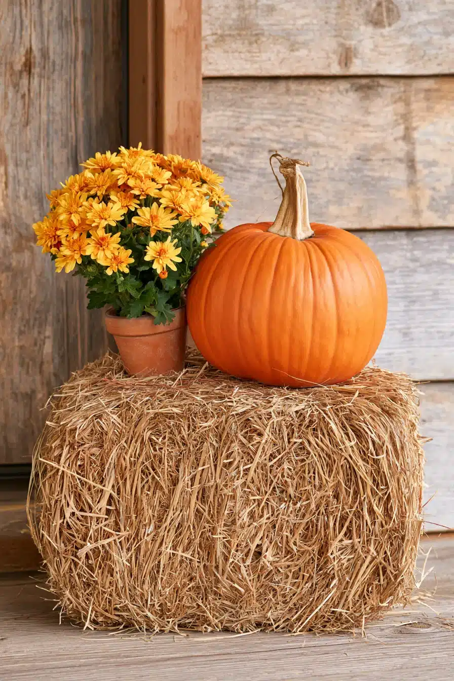 27 Cozy Small Porch Fall Decorating Ideas for a Warm Welcome