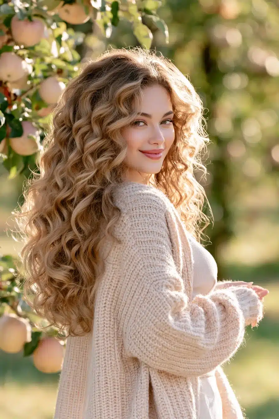 27 Gorgeous Autumn Curly Hairstyles for a Cozy Seasonal Look