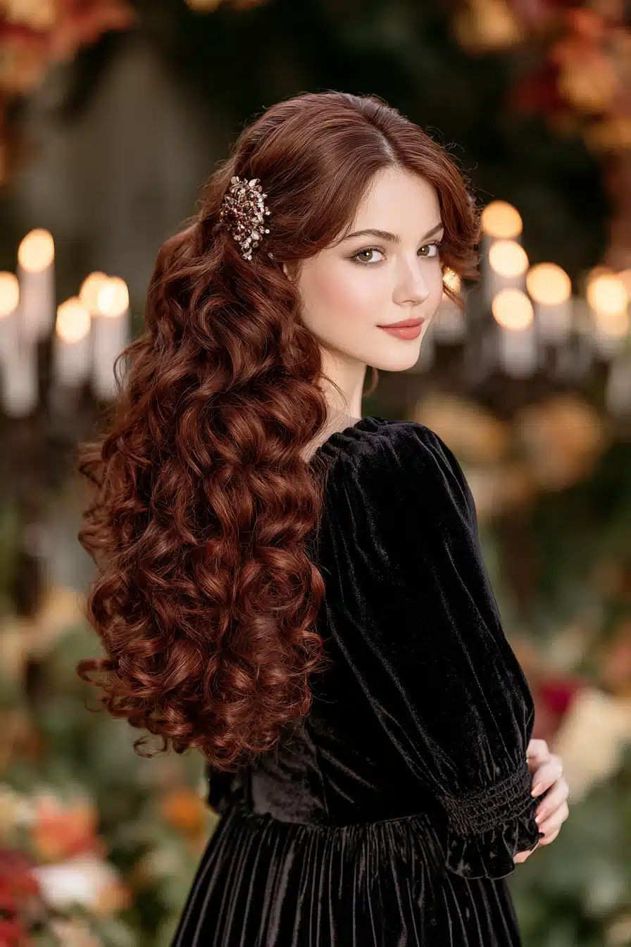 27 Gorgeous Autumn Curly Hairstyles for a Cozy Seasonal Look