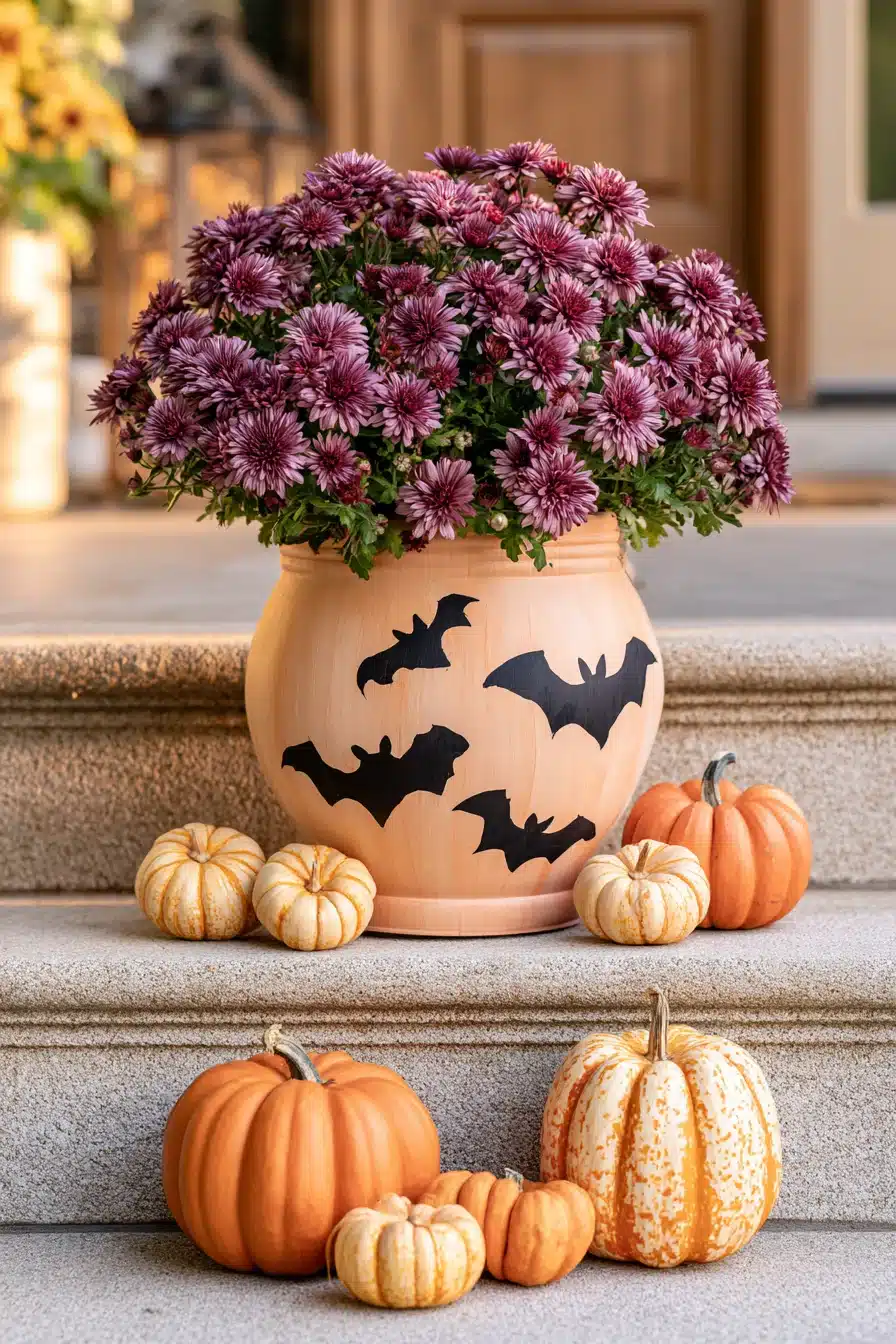 27 Spooky Halloween Planter Ideas for a Festive Front Porch