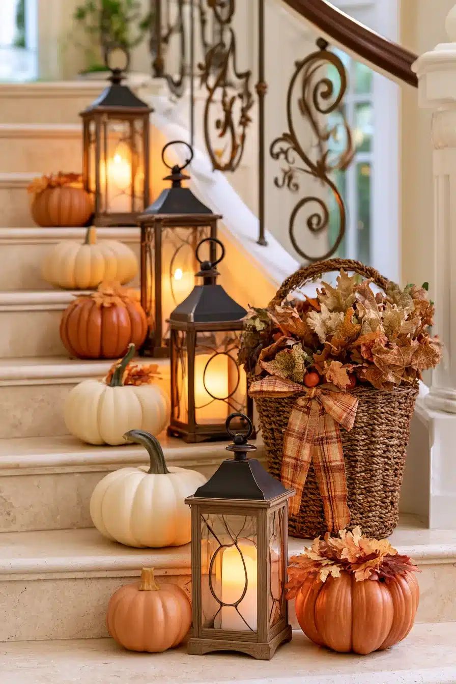 27 Cozy Fall Lantern Decor Ideas To Brighten Your Home This Autumn
