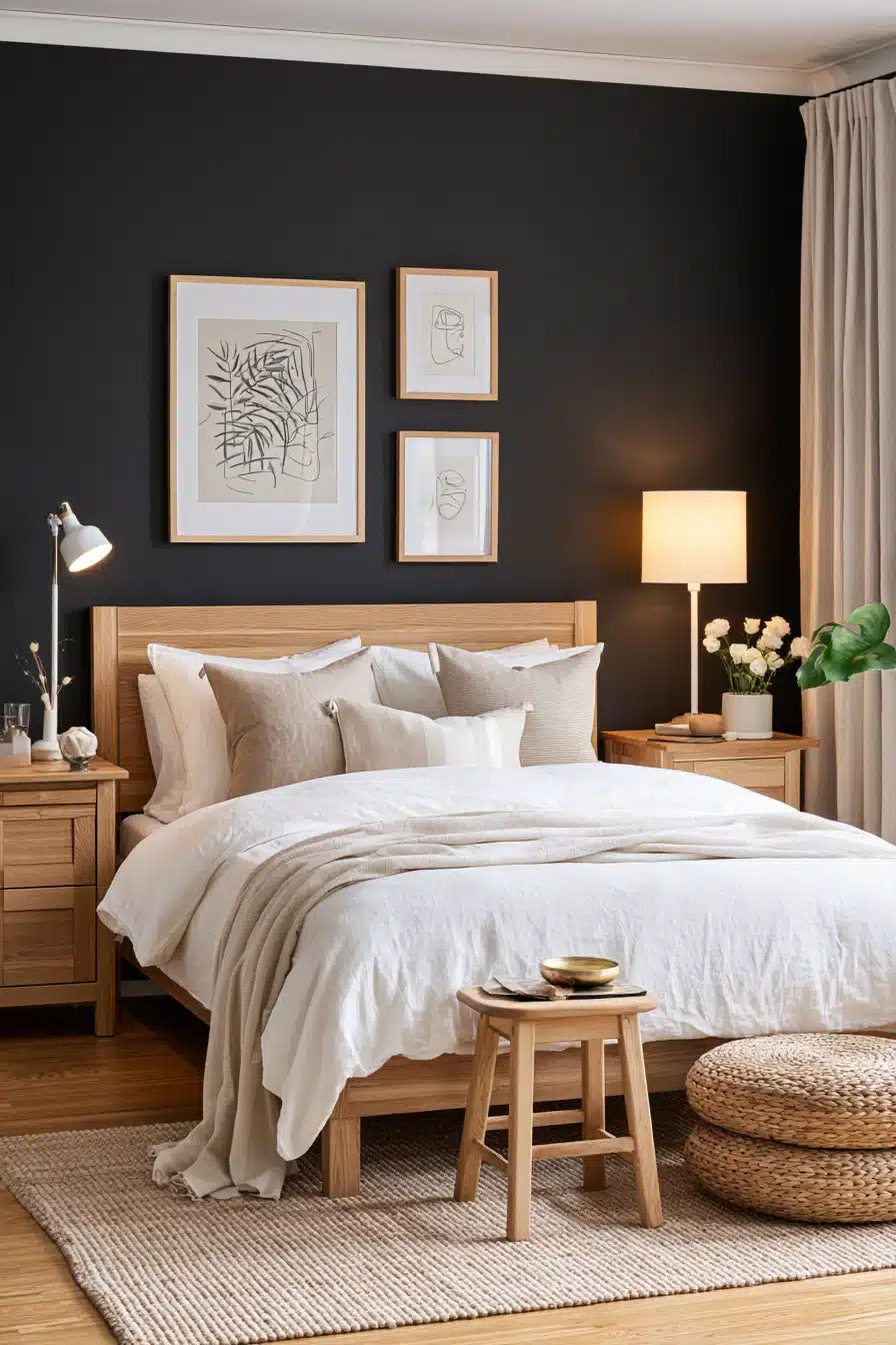 27 Stunning Black Accent Wall Bedroom Ideas For A Bold And Cozy Space