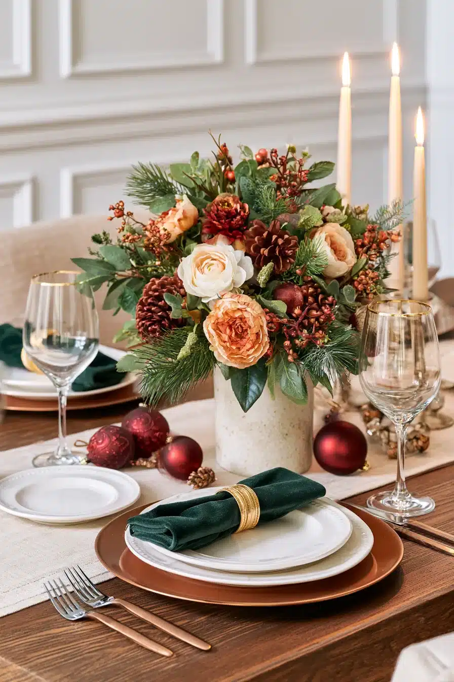 27 Christmas Table Decor Ideas For A Warm And Magical Holiday Gathering