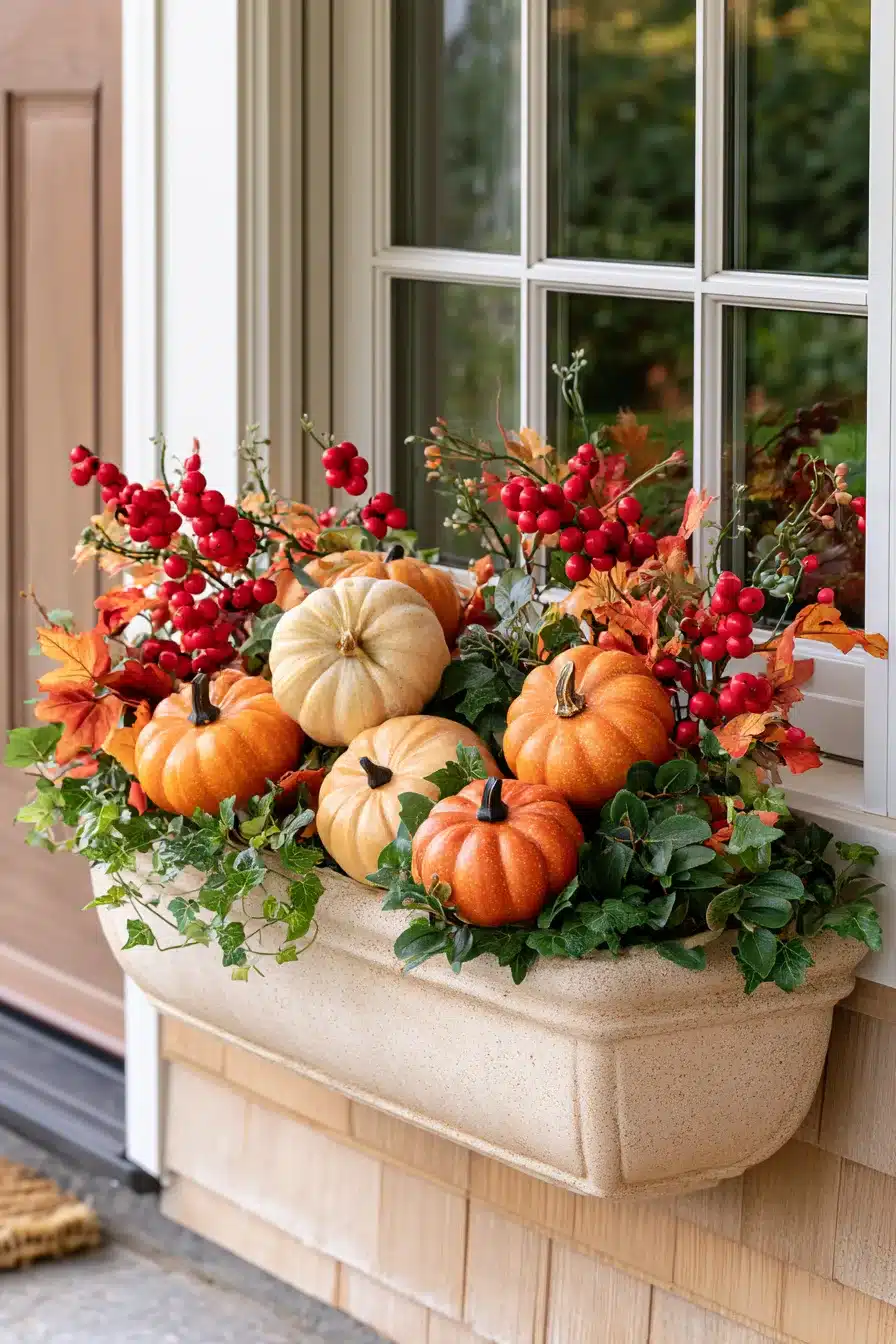 27 Cozy Small Porch Fall Decorating Ideas for a Warm Welcome