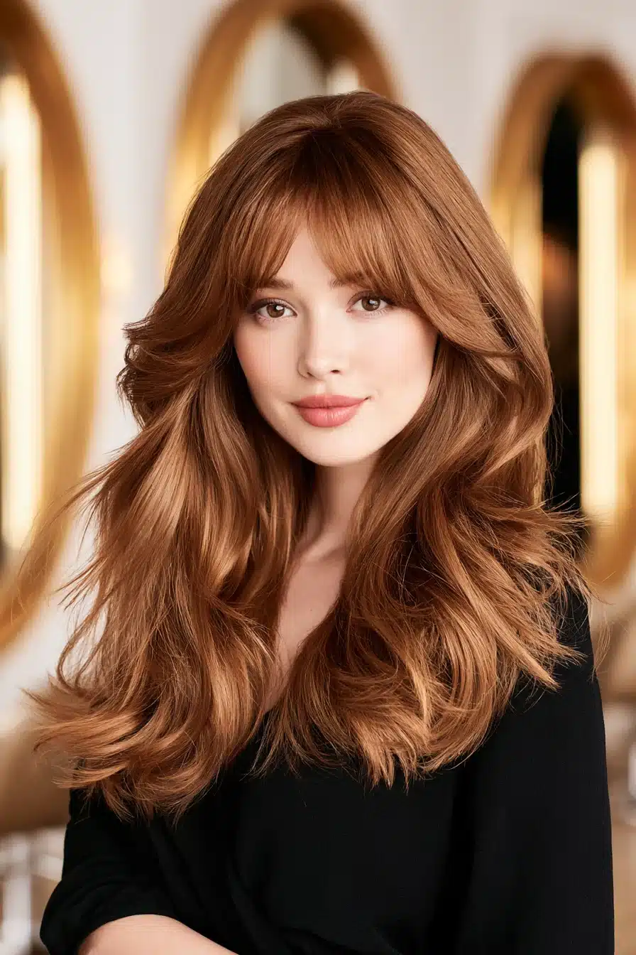 27 Gorgeous Layered Hair With Bangs Ideas For A Fresh New Look