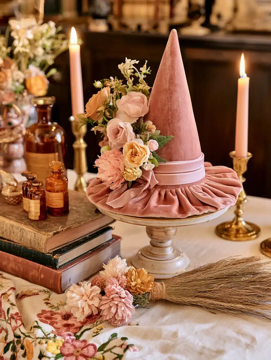 27 Pretty Pink Halloween Decor Ideas for a Playful Spooky Home