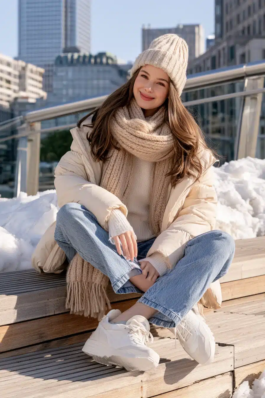 27 Cozy Winter Outfits With Scarves That Look Effortlessly Stylish
