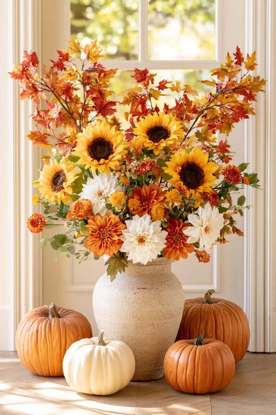 27 Cozy Fall Entryway Decor Ideas For A Warm Autumn Welcome