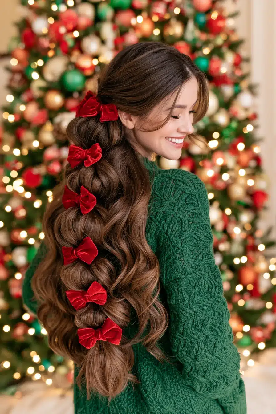 27 Gorgeous Christmas Hair Ideas for a Festive Holiday Look