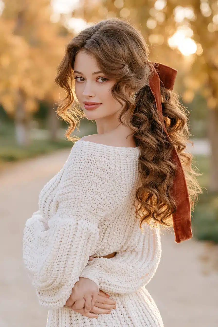 27 Gorgeous Autumn Curly Hairstyles for a Cozy Seasonal Look