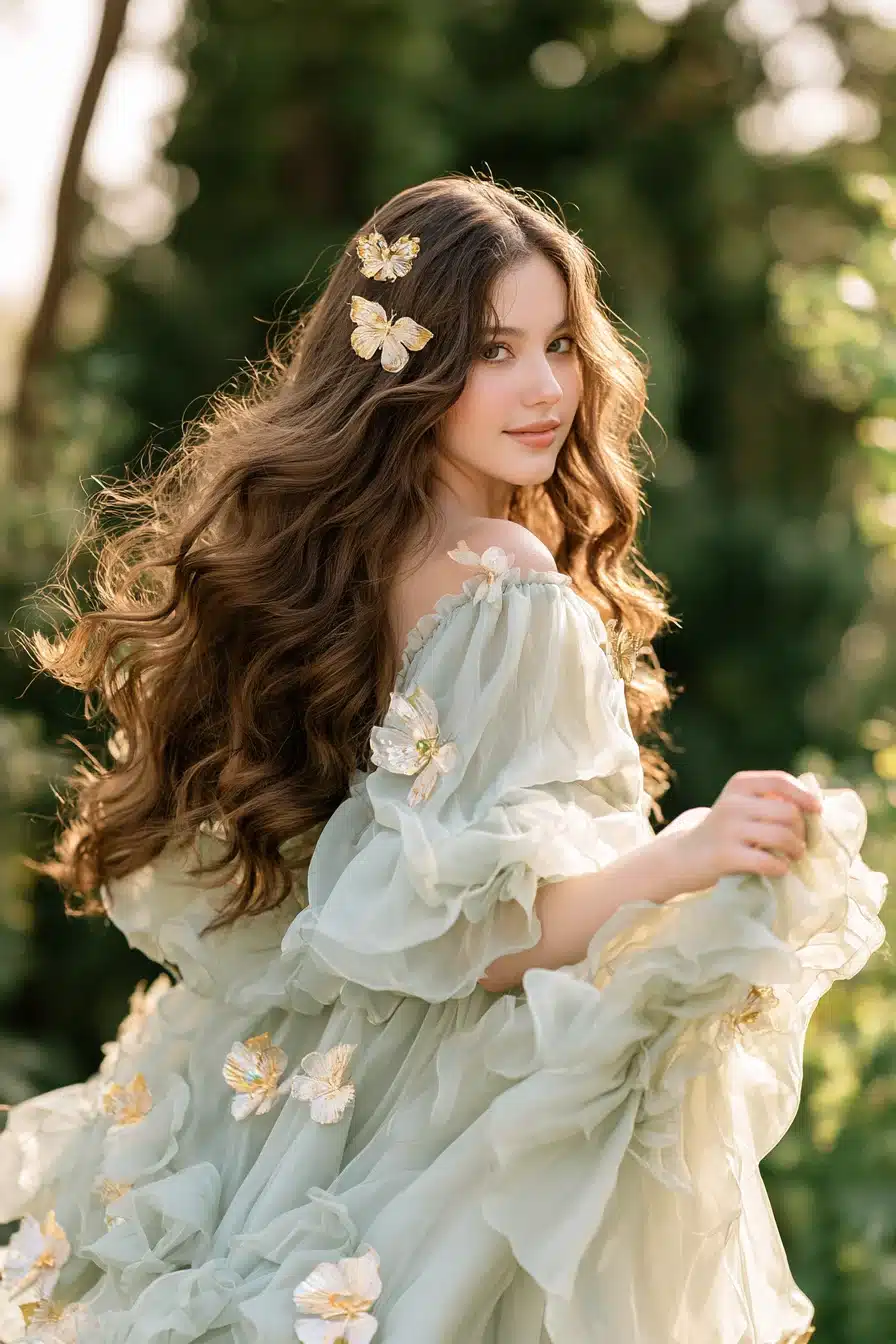 27 Dreamy Cottagecore Hairstyles for Long Hair Full of Romantic Charm
