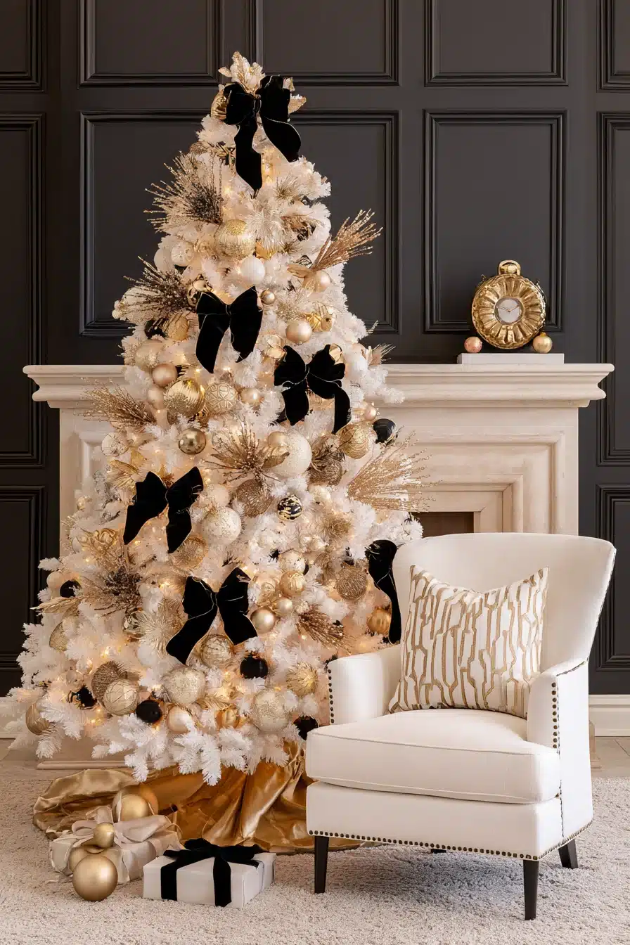 27 Magical White Christmas Tree Ideas For A Dreamy Holiday Home