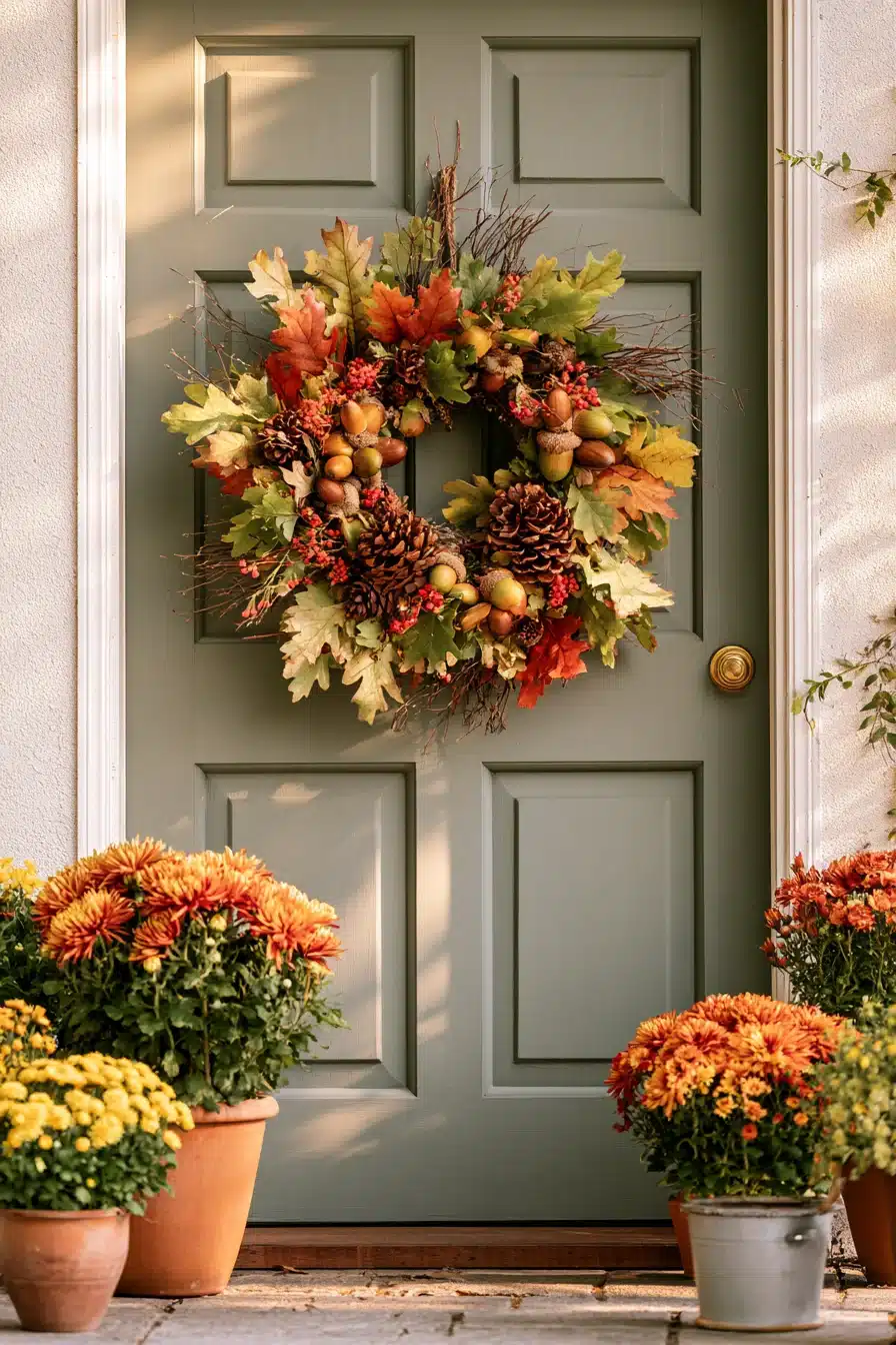 27 Easy DIY Fall Wreaths For A Warm And Welcoming Front Door