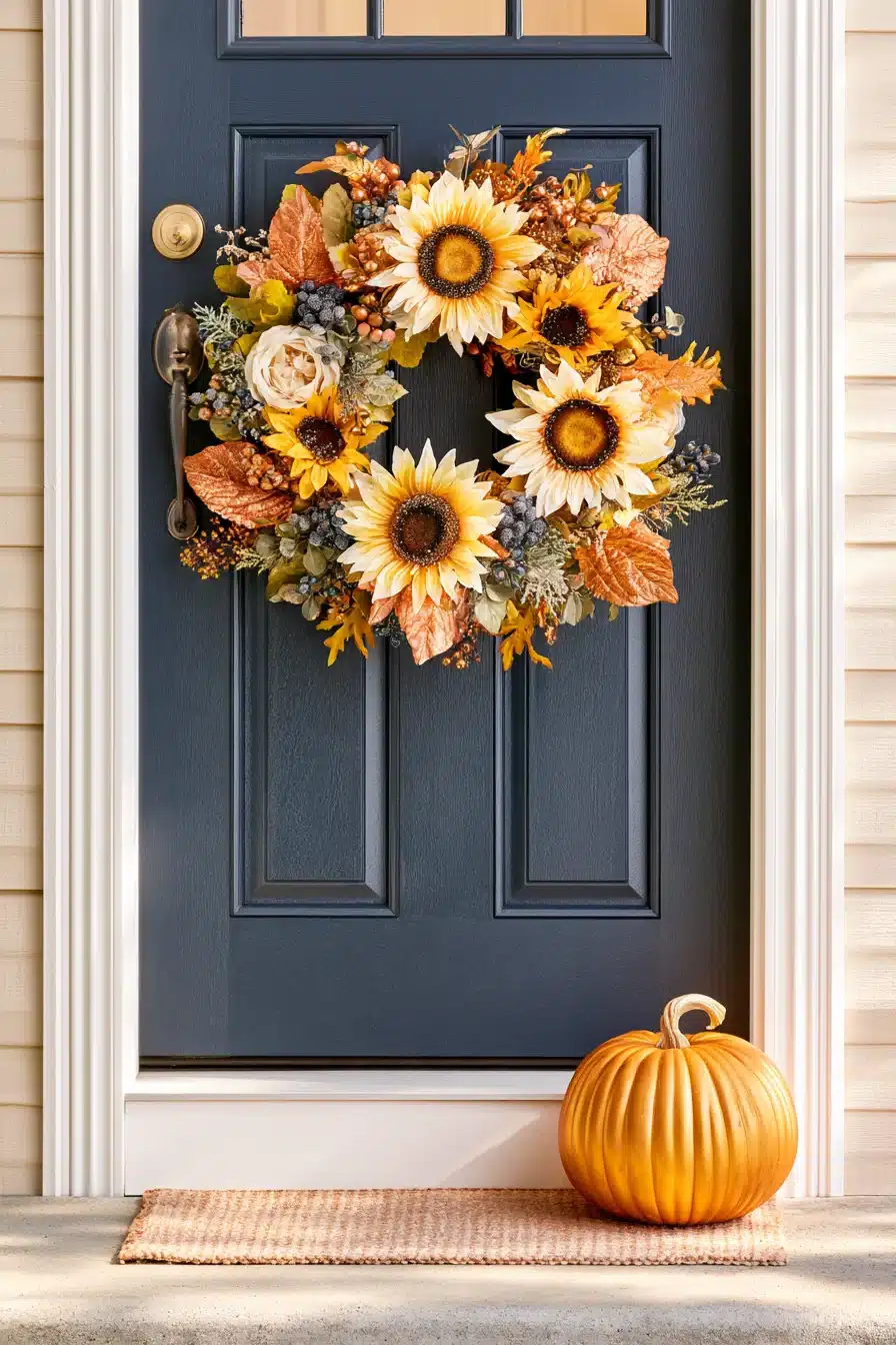 27 Cozy Small Porch Fall Decorating Ideas for a Warm Welcome