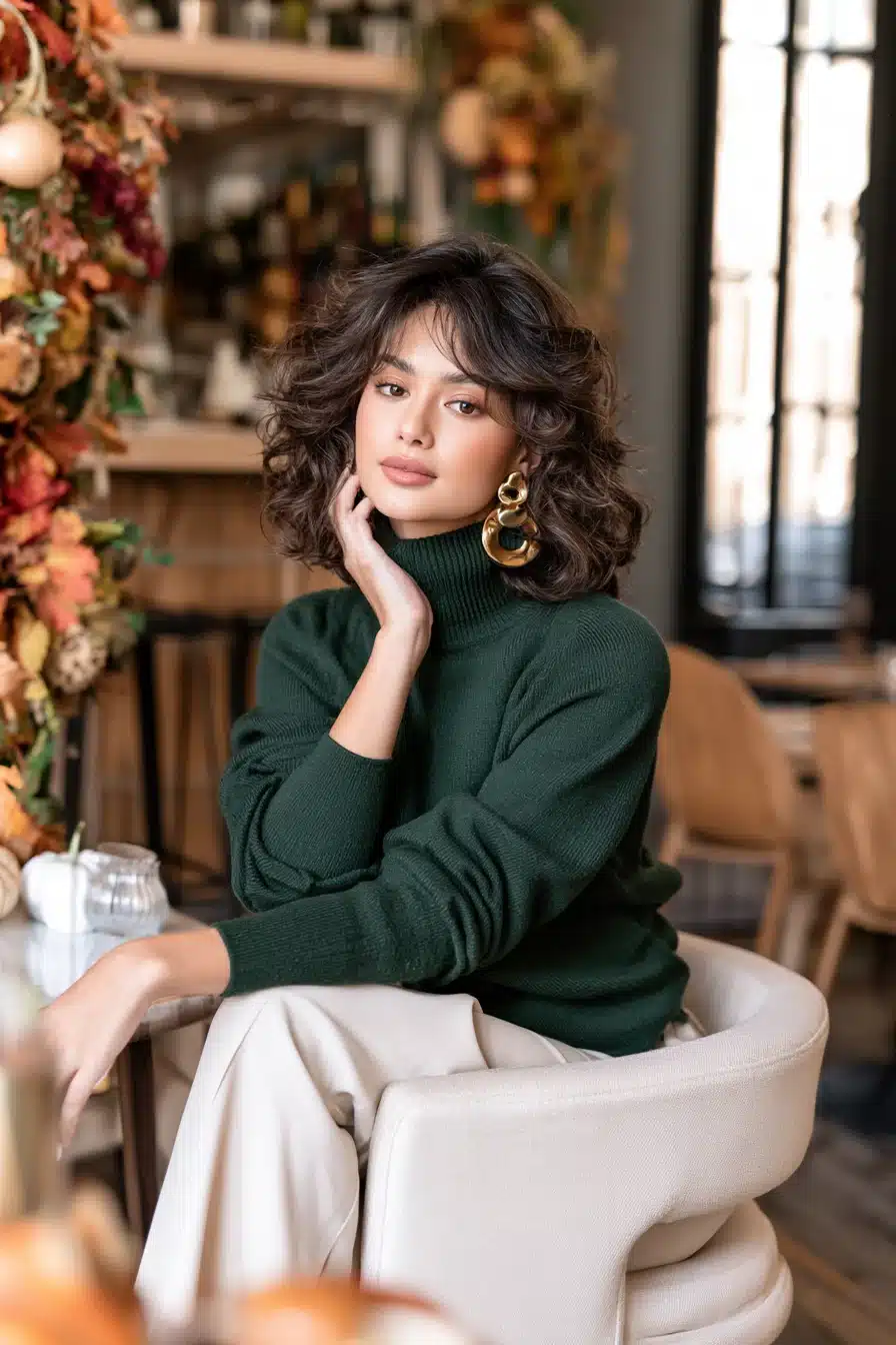 27 Gorgeous Autumn Curly Hairstyles for a Cozy Seasonal Look