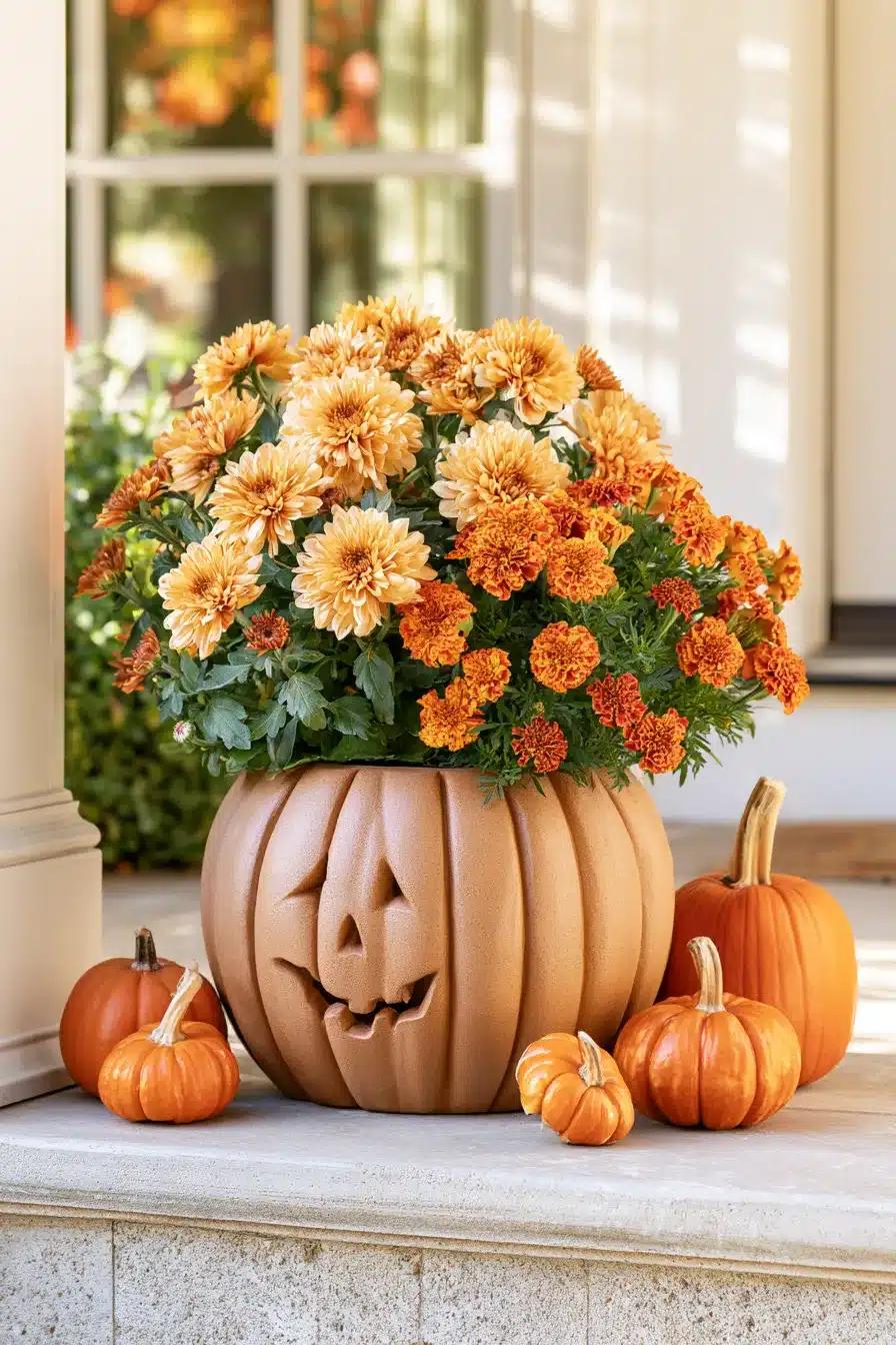 27 Spooky Halloween Planter Ideas for a Festive Front Porch