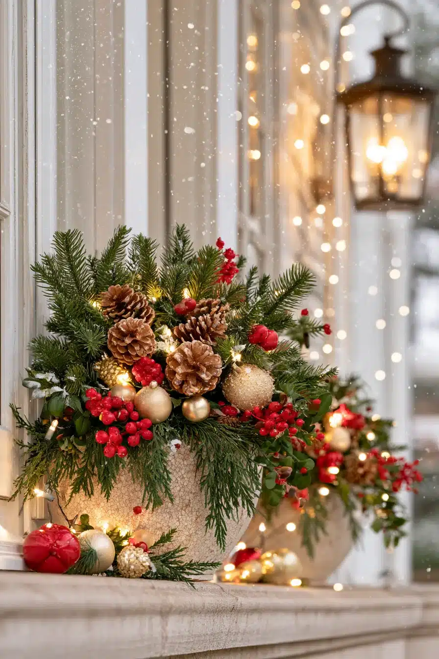 27 Magical Front Porch Christmas Decor Ideas For A Festive Welcome
