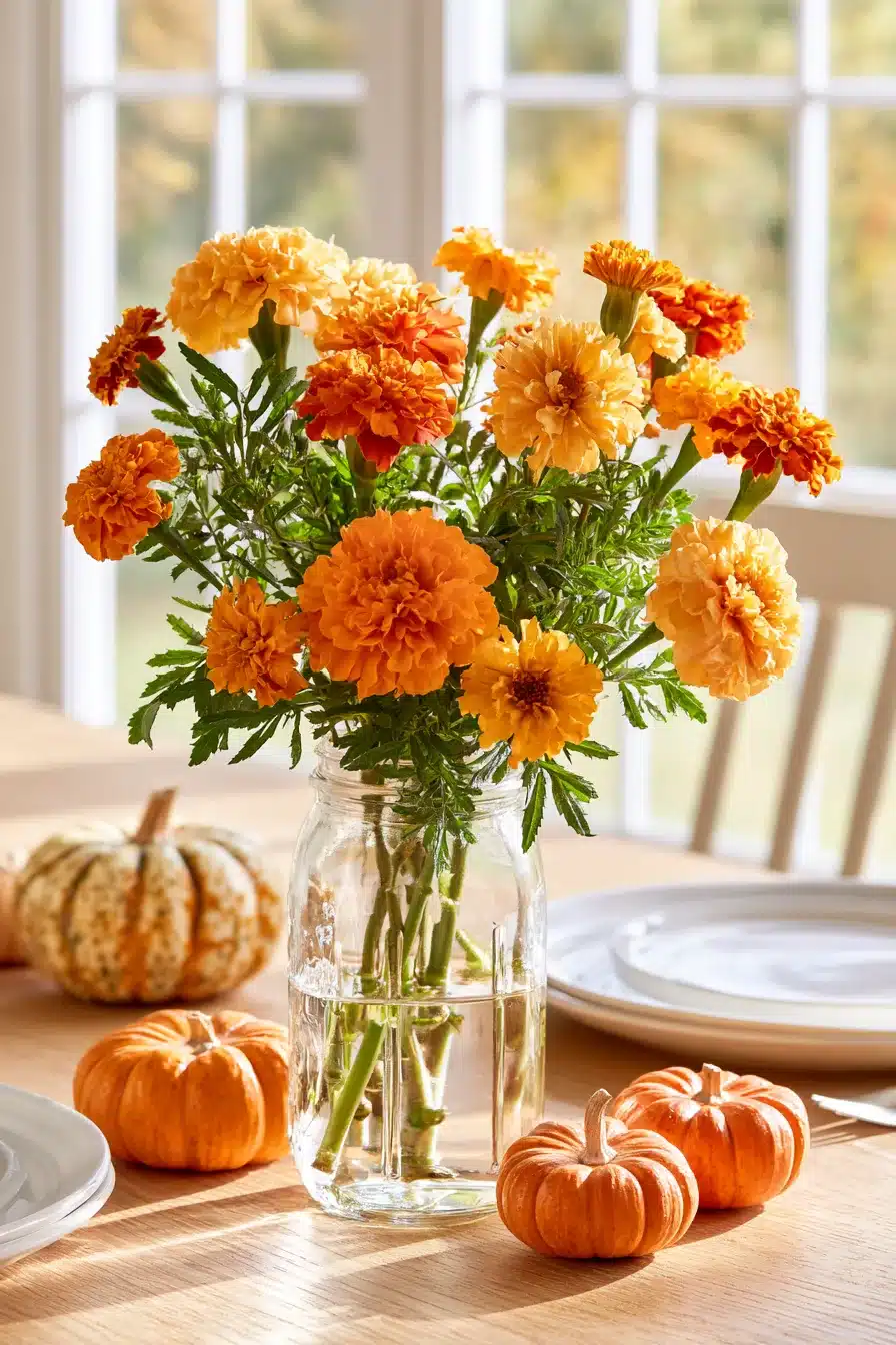 27 Cozy Fall Mason Jar Centerpieces for a Beautiful Autumn Table