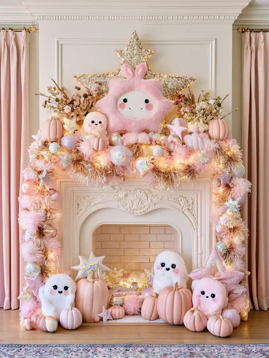 27 Pretty Pink Halloween Decor Ideas for a Playful Spooky Home