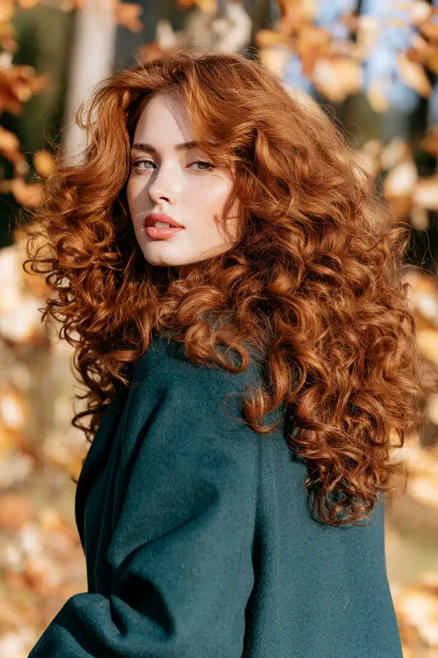 27 Gorgeous Autumn Curly Hairstyles for a Cozy Seasonal Look