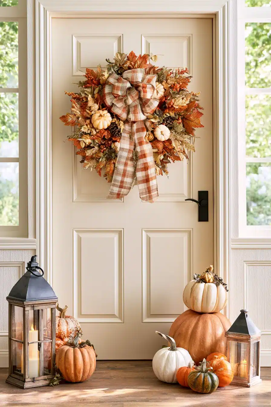 27 Easy DIY Fall Wreaths For A Warm And Welcoming Front Door