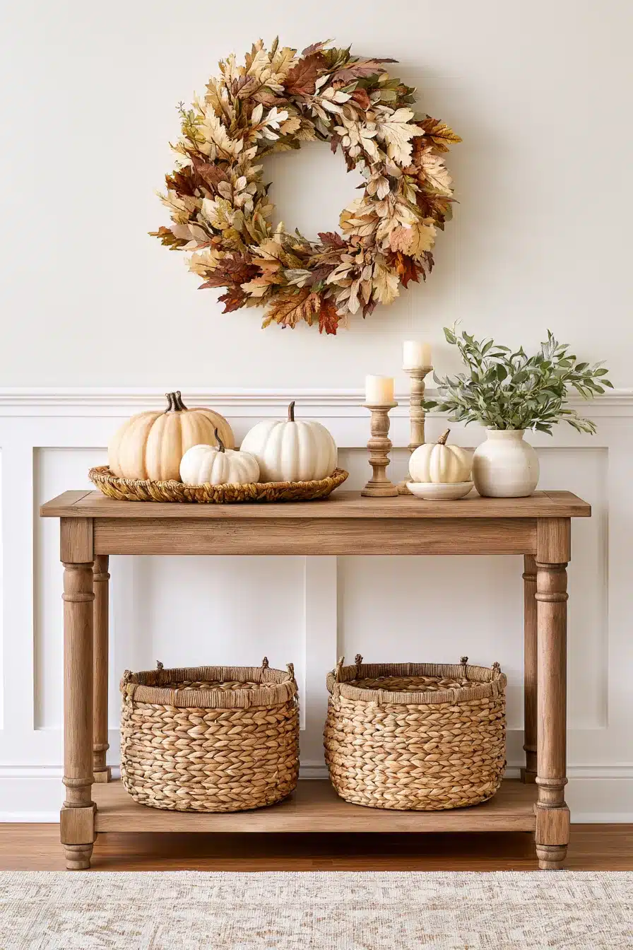 27 Cozy Fall Entryway Decor Ideas For A Warm Autumn Welcome