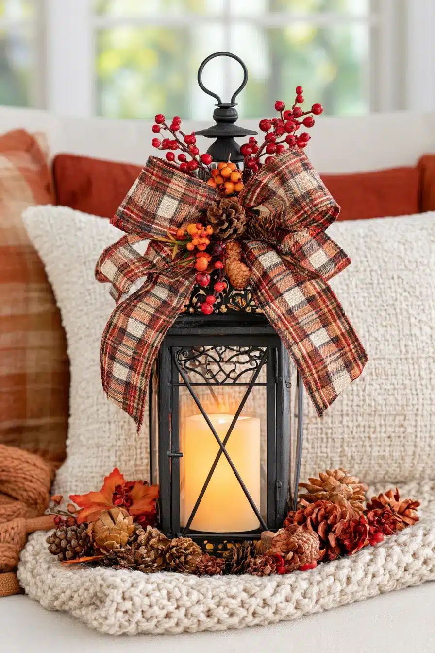 27 Cozy Fall Lantern Decor Ideas To Brighten Your Home This Autumn