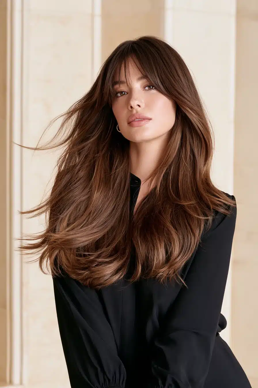 27 Gorgeous Layered Hair With Bangs Ideas For A Fresh New Look
