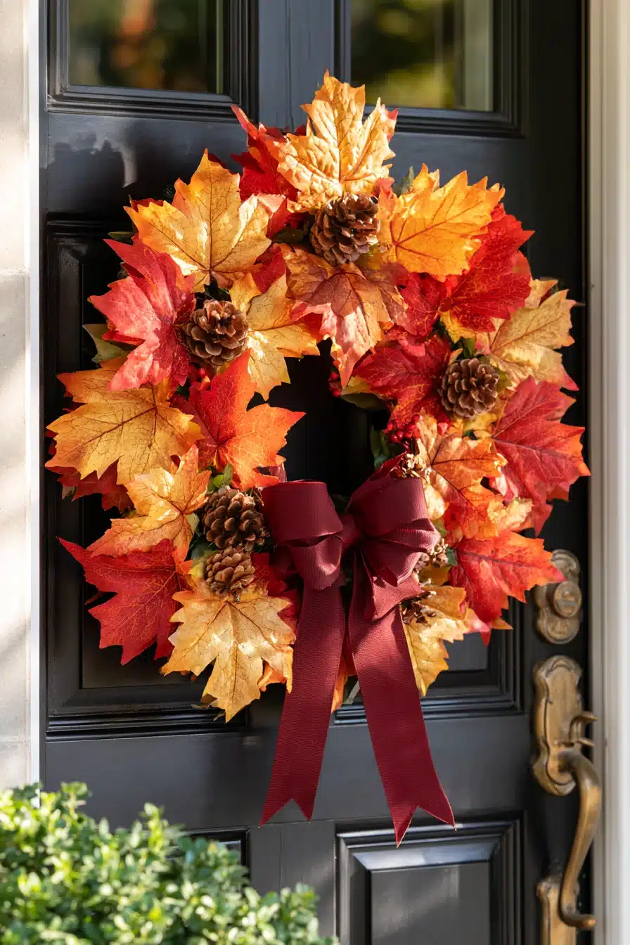 27 Easy DIY Fall Wreaths For A Warm And Welcoming Front Door