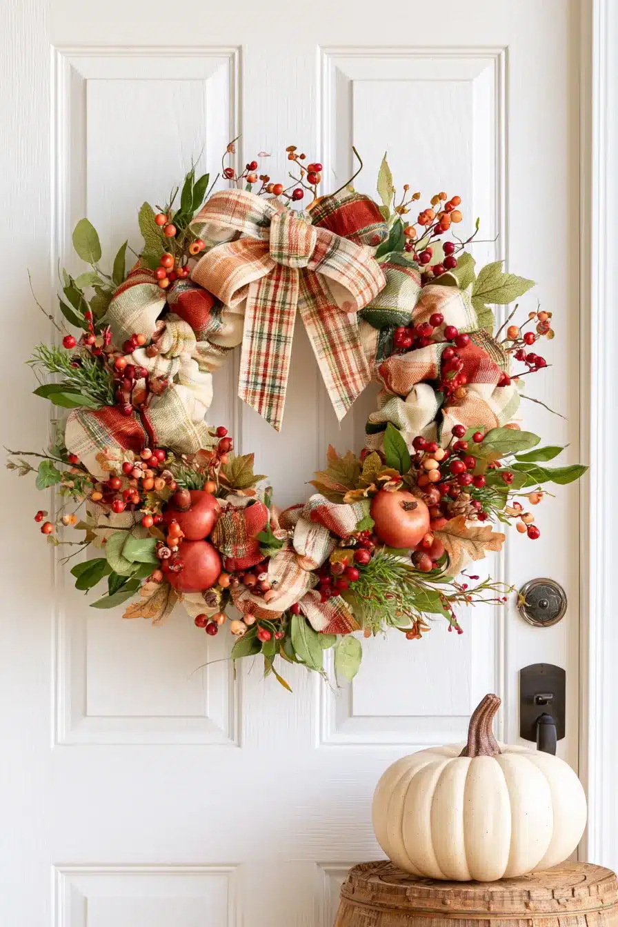 27 Easy DIY Fall Wreaths For A Warm And Welcoming Front Door