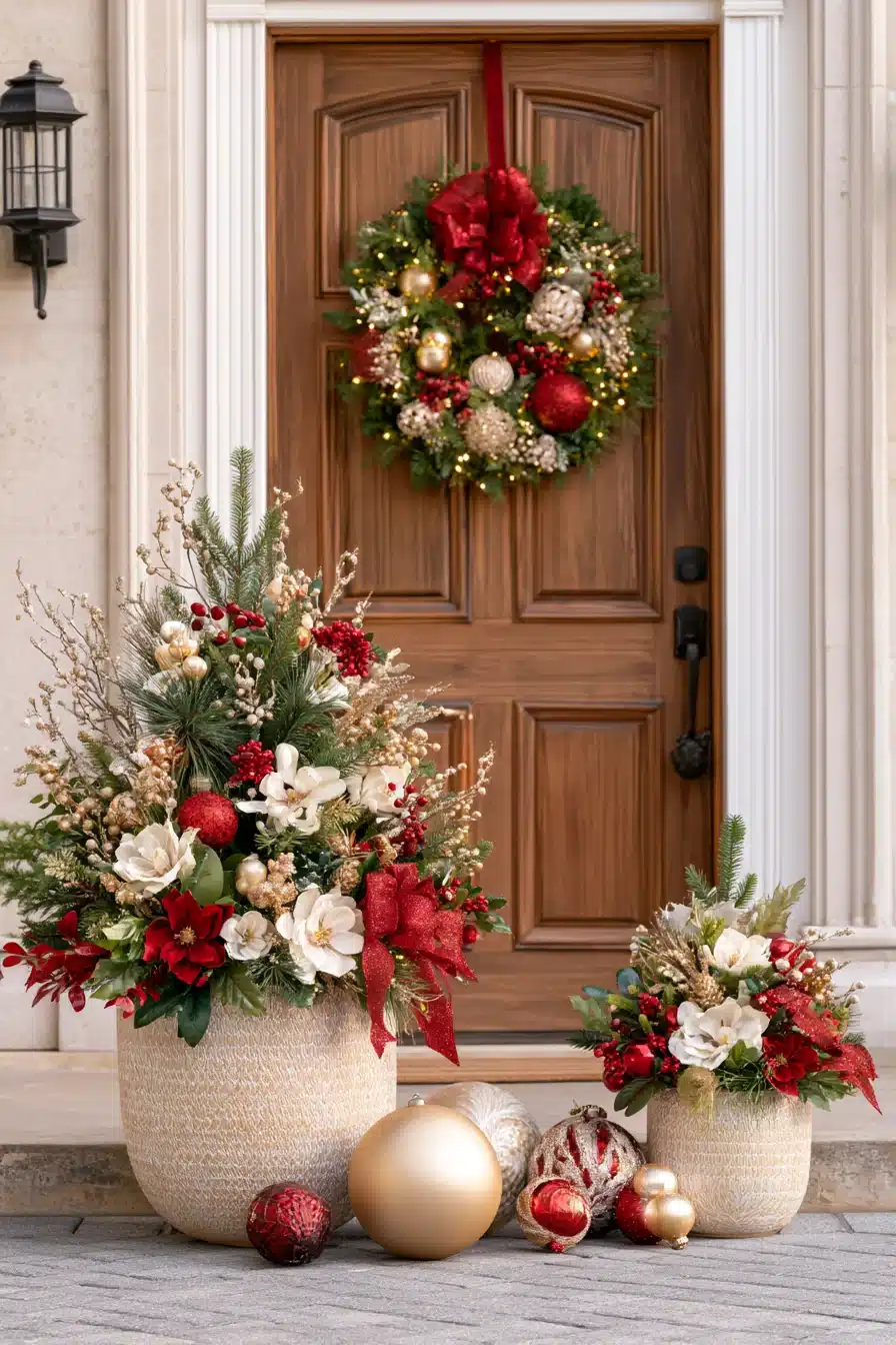 27 Magical Front Porch Christmas Decor Ideas For A Festive Welcome