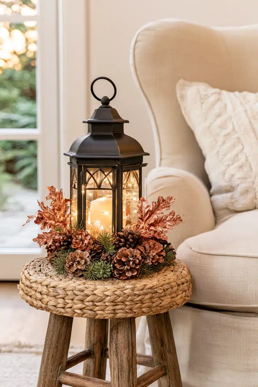 27 Cozy Fall Lantern Decor Ideas To Brighten Your Home This Autumn