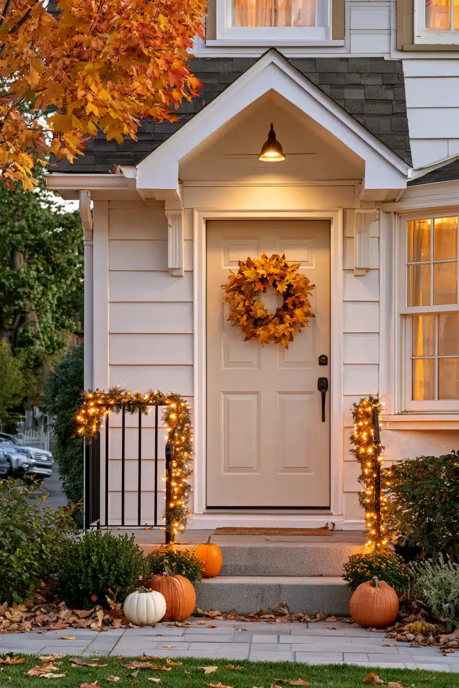 27 Cozy Small Porch Fall Decorating Ideas for a Warm Welcome