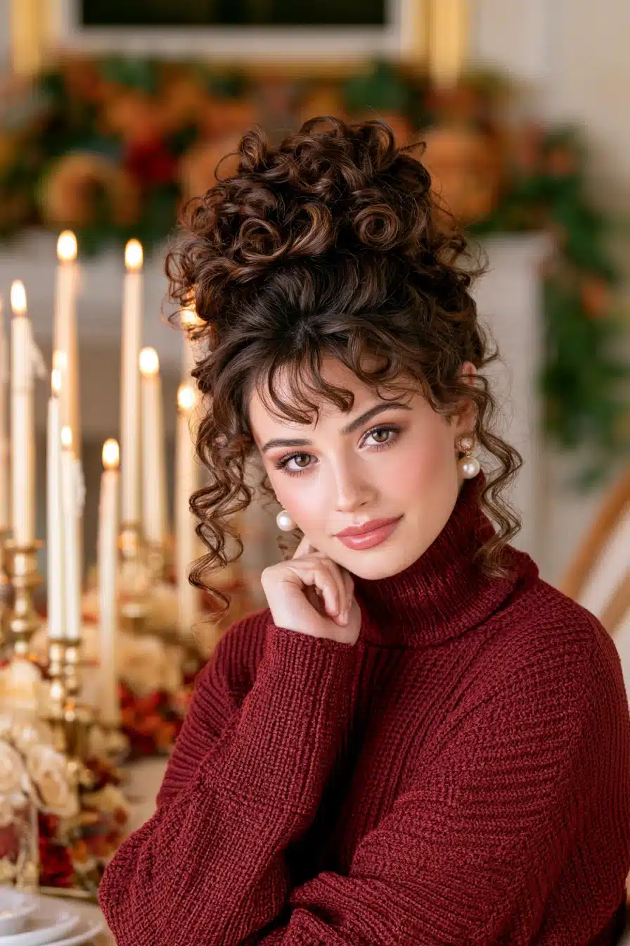 27 Gorgeous Autumn Curly Hairstyles for a Cozy Seasonal Look