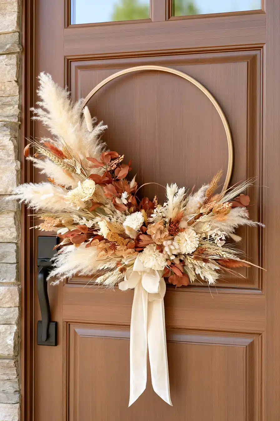 27 Easy DIY Fall Wreaths For A Warm And Welcoming Front Door