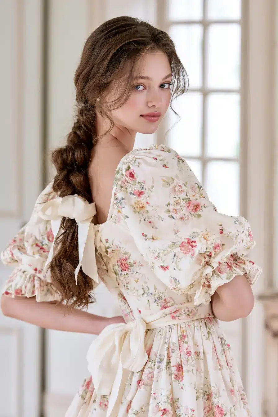 27 Dreamy Cottagecore Hairstyles for Long Hair Full of Romantic Charm