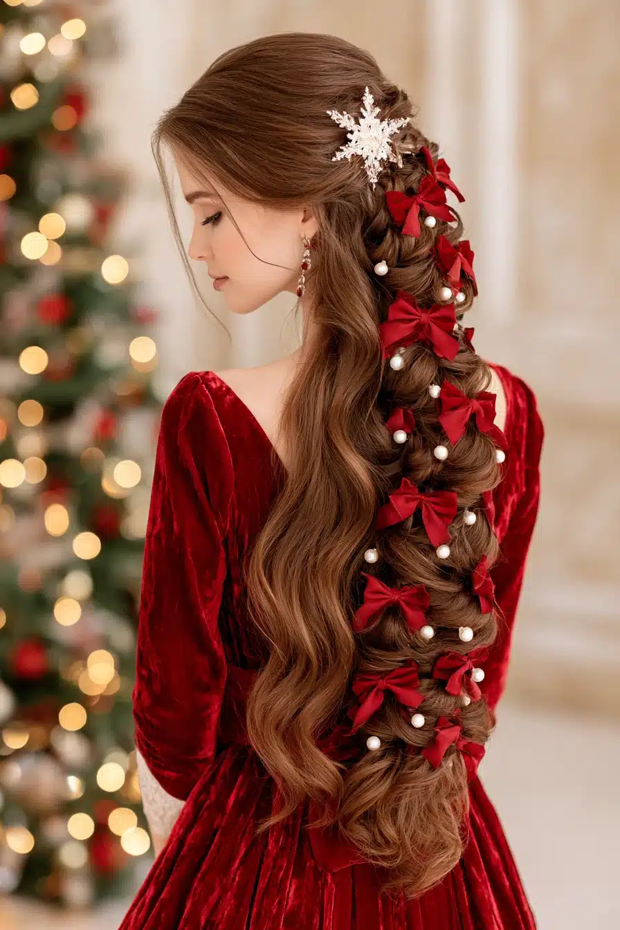 27 Gorgeous Christmas Hair Ideas for a Festive Holiday Look