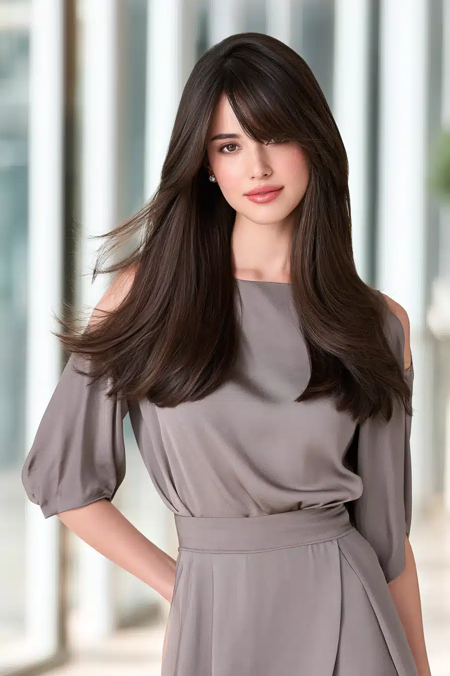 27 Gorgeous Layered Hair With Bangs Ideas For A Fresh New Look