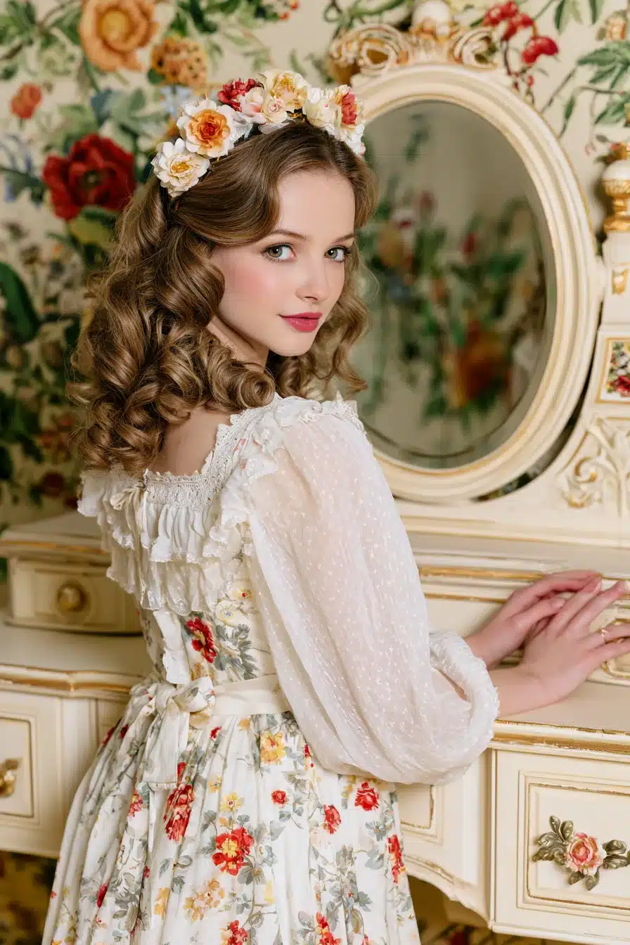 27 Dreamy Cottagecore Aesthetic Hairstyles for a Romantic Natural Look
